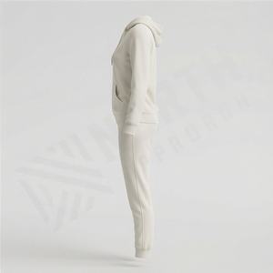 Pantalones Deportivos Casuales para Mujer, 100% Algodón, con Capucha, Talla XL, Peso Medio, Corte Regular, Cintura Elástica, para Gimnasio, Invierno - Product Image 3