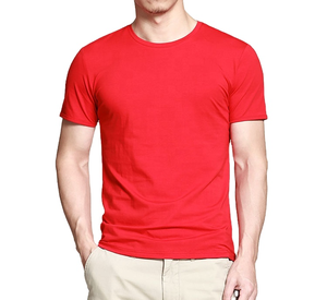 T-shirts pour hommes exigeants Logo personnalisé plaine 100% coton décontracté respirant T-shirts disponibles en plusieurs couleurs - Product Image 4