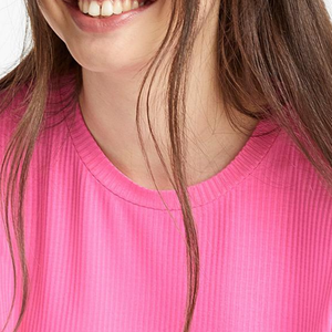 Custom Women's Ribbed T-<b>Shirt</b> Slim Fit Crew Neck Short Sleeve Solid Color Cotton Spandex Summer Casual Ladies Crop Top Tee - Product Image 4