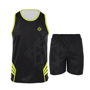 Conjuntos de uniformes de fútbol con bandera transpirable de alta calidad, camiseta de poliéster 100% sin mangas - Product Image 1