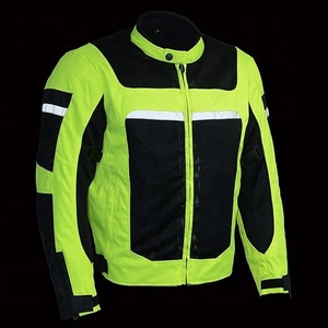 Chaqueta de moto de malla negra OEM de primera calidad para hombre, chaqueta de motorista para todas las estaciones para hombre - Product Image 3