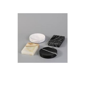 Marble Bar Soap Dish <b>Holder</b> Oval Soap Sponge Tray Soap Case Box Saver for Bathroom <b>Shower</b> Kitchen With Sale - Product Image 1