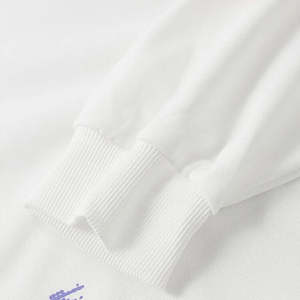 Nueva Sudadera Blanca para Hombre con Cuello Redondo, Diseño Moderno 2025, Fabricación Personalizada OEM, Sudadera Lisa de Felpa para Hombre - Product Image 4