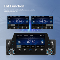 Podofo Single Din Car MP5 Player Autoradio avec Carplay Android Auto 1 Din 5 pouces Autoradio FM BT USB Type-C Port Dropshipping