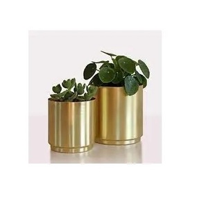 Más vendidos acabado dorado aluminio Metal sala de estar Hogar y jardín decoración florero boda fiesta maceta - Product Image 2