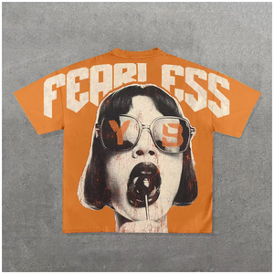 เสื้อยืดแขนสั้นคอกลมทรงหลวมแบบพิมพ์ลายสกรีนเสื้อกันรอยยับระบายอากาศผลิตตามสั่งทำจากผ้าฝ้าย100% - Product Image 6