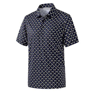 Vêtements pour hommes imprimés par sublimation en coton de haute qualité OEM personnalisés polos à manches courtes en coton surdimensionné chemises pour hommes de grande taille - Product Image 1