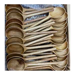 Juego de cucharas de madera de Vietnam de 99 Gold Data para cocinas domésticas, restaurantes y paquetes minoristas - Product Image 5