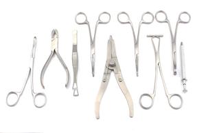 Kit d'outils professionnels de perçage dermique en acier inoxydable, micro-pinces dermiques, fournitures hypoallergéniques, lot de 8 - Product Image 6