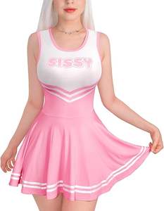 Nouveautés 2025 Tendances Uniformes de cheerleading pour femmes adultes Ensembles imprimés de strass en polyester transfert thermique 240g OEM - Product Image 4