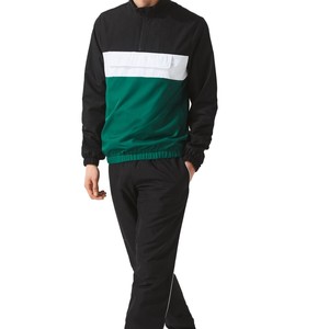 New Design Men Sport <b>Compact</b> Black Bottle Green-white 100% Polyester Tracksuit <b>Slim</b> Fit Sweat Men's Hoodies & Sweatshirts - Product Image 3