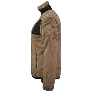 Chaqueta de Invierno Clásica con Cierre y Cuello Alto para Mujer, Chaqueta de Forro Polar al por Mayor, Suave, Cálida, Aislante, de Corte Holgado - Product Image 5