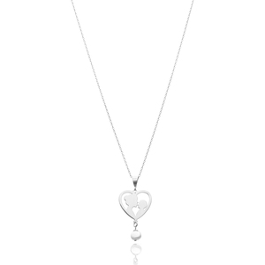 Collar con Colgante de Diseño Láser de Madre e Hijo con Perlas para Mujer, Joyería Turca Hecha a Mano al por Mayor en Plata de Ley 925 - Product Image 4