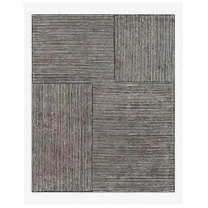 Tapis moderne fait main en laine/soie à boucles coupées, tissé à la main, antidérapant, adapté aux animaux domestiques, antimicrobien, pour les salons - Product Image 1