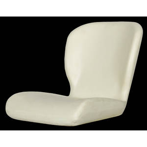 Chaise de salle à manger en mousse de polyuréthane moulée, style européen moderne, prête à assembler, pour tous les espaces - Product Image 1