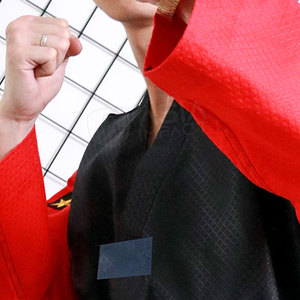 Premium Noir Rouge Taekwondo Uniforme Poomsae Compétition Dobok Ensemble En Gros Personnalisé Arts Martiaux Démo Équipe Costume-ÉCHANTILLON GRATUIT - Product Image 5