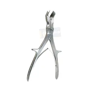 Pinzas de corte curvas de acero inoxidable Beyer Stille Bone Rongeur de alta calidad Beyer Bone Rongeur de 180mm