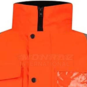 Veste de sécurité en polyester 100% respirante et imperméable à séchage rapide pour hommes vente en ligne de vêtements de travail - Product Image 3