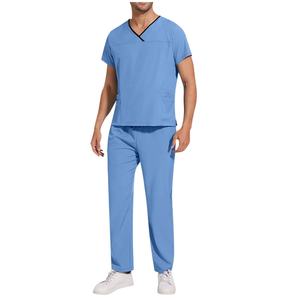Fabricant vente en gros d'ensemble de blouses médicales à la mode, uniforme de laboratoire en denim à séchage rapide pour les infirmières hospitalières - Product Image 5