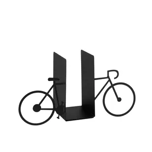 Sujetalibros de metal Acabado en marrón oscuro Organizadores de escritorio elegantes Decoración elegante para el hogar y la Oficina - Product Image 1