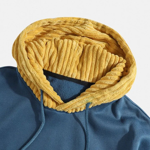 OEM <b>Men's</b> Winter Pullover <b>Hoodie</b> 100% Cotton Anti-Wrinkle Oversized Design Custom Solid Color Fleece Hooded <b>Men's</b> <b>Sweatshirts</b> - Product Image 2