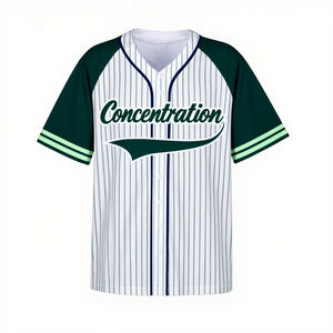 Venta al por mayor personalizado su logotipo de marca uniforme de béisbol 100% poliéster transpirable cuello en V tamaños y colores personalizados - Product Image 3