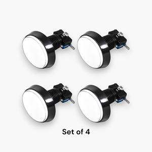 Livraison Gratuite Grand Ensemble de Boutons Poussoirs de Retour de Monnaie pour Arcade, avec 4 Lumières LED, en Plastique et Métal, Micro-interrupteur 12V, Accessoires pour Machines de Divertissement - Product Image 6