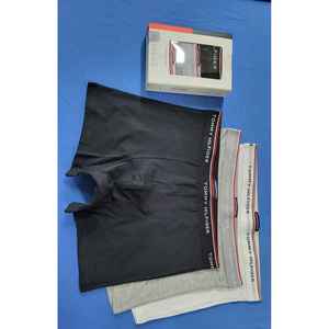 Lot de 3 caleçons boxers pour homme, 90% polyester, 10% élasthanne, antibactérien, durable, style imbattable, confort, tissu tricoté - Product Image 4