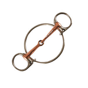 Bocado para Caballo Dexter Ring Racing con Boquilla de Acero Inoxidable y Cobre, Diseño y Color Personalizados de Alta Calidad, Apto Enterprises AE-12287 - Product Image 4