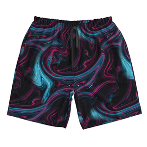 Pantalones Cortos Casuales de Verano para Hombre, Transpirables, de Secado Rápido, Negros, Sublimados, con Cintura Elástica y Cordón, para Playa - Product Image 6
