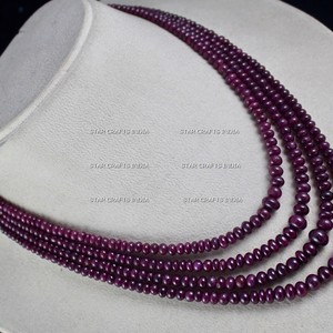 Collier de perles de bois et de résine perlées personnalisées à la main pour femmes Accessoires de mode d'Inde - Product Image 4