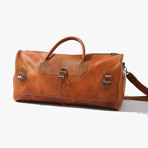 Bolsa de viaje de cuero de calidad superior al por mayor, bolsa de equipaje de mano para hombre, bolsas de lona hechas a mano personalizadas a un precio asequible - Product Image 3