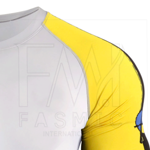 Camiseta Deportiva Rash Guard para Hombre, Personalizable con Parches, de Secado Rápido, Spandex/Nylon, Tallas Grandes, Estilo Único para Uso en Exteriores, Superventas - Product Image 5