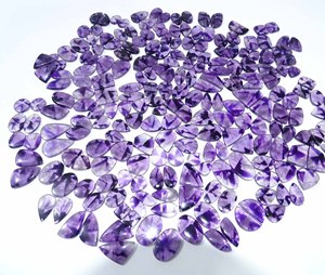 100% par de amatistas naturales proveedor de piedras preciosas cabujón par de piedras preciosas precio al por mayor mejor calidad de piedras preciosas para la fabricación de joyas - Product Image 3