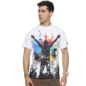 T-shirts pour hommes 100 % coton, très demandés, taille personnalisée, respirants, séchage rapide, écologiques, sublimation, motif uni, marque personnalisée - Product Image 1