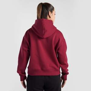 Sudadera con Capucha Maroon Essential Active Regular Hecha de Tela de Punto - Product Image 2
