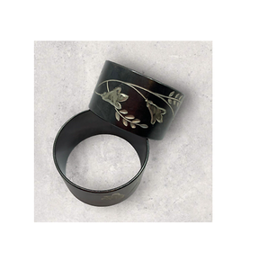 Servilleteros de Metal, servilleteros negros de diseñador, Decoración de mesa, manteles de boda, accesorios más vendidos - Product Image 3