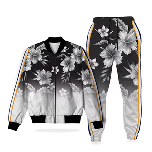 2024 Comprar Nueva llegada Flor Sublimado completo Chándales Transpirable Al por mayor Nuevo diseño Sublimación Trajes de sudor personalizados - Product Image 1
