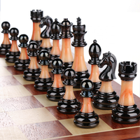 Nouvelle conception 2026 – Table d'échecs portable pliable grande taille, magnétique, écologique, durable, faite à la main, ensemble d'échecs de luxe