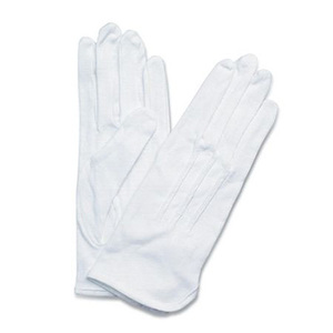 Gants en coton blanc tendance des fabricants Gants maçonniques d'hiver en cuir brodés avec logo du Pakistan - Product Image 2