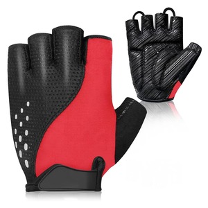 Guantes de bicicleta de medio dedo transpirables impermeables con impresión por sublimación, almohadilla de Gel protectora para deportes de ciclismo para gimnasio, montar en bicicleta - Product Image 1
