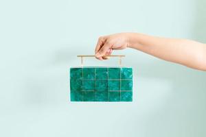 Bolso de mano de resina moderno hecho a mano, elegante bolso de mano transparente para vestido, accesorio para mujer, bolso de verano portátil a la moda - Product Image 2