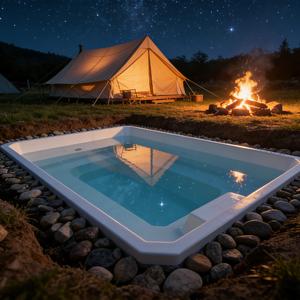 Piscine et SPA en fibre de verre écologiques, directement de l'usine, avec jets personnalisables, éclairage LED, résistants aux UV, pour enfants et maisons de luxe - Product Image 4