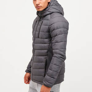 Custom <b>Hooded</b> Puffer Jacket <b>with</b> Mask Windproof Stylish Design Men's Jackets High Quality Zipper Men's Warm Windbreaker <b>Coat</b> - Product Image 4