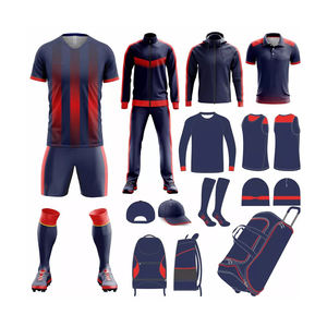 Venta al por mayor conjuntos de uniformes de fútbol paquete completo personalizado equipo sublimación jerseys chándales sudaderas bolsas entrenamiento - Product Image 2
