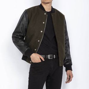 Veste de baseball à manches longues sur mesure, dernières tendances, qualité professionnelle, pour homme - Product Image 6