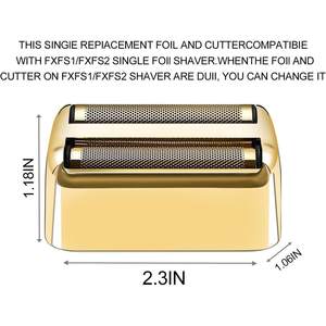 Kit de Repuesto de Láminas Dobles y Triples para Afeitadoras Eléctricas, Idioma de Funcionamiento Alemán, para Uso en Cara y Cuerpo, Lavable - Product Image 6