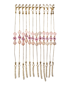 Bracelet en acier inoxydable plaqué pierres de zircon et perles d'imitation DAFNI BIG PAZAR - Cadeau tendance - Product Image 5