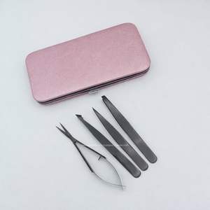 Professional <b>Eyebrow</b> Tweezers Set – Ergonomic Powder-Coated Stainless Steel Tweezers for Precision <b>Hair</b> <b>Removal</b> - Product Image 3