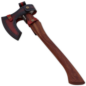 OEM de grado industrial personalizado último diseño de alta resistencia hacha de acero de alto carbono mango de madera reutilizable para acampar al aire libre - Product Image 4